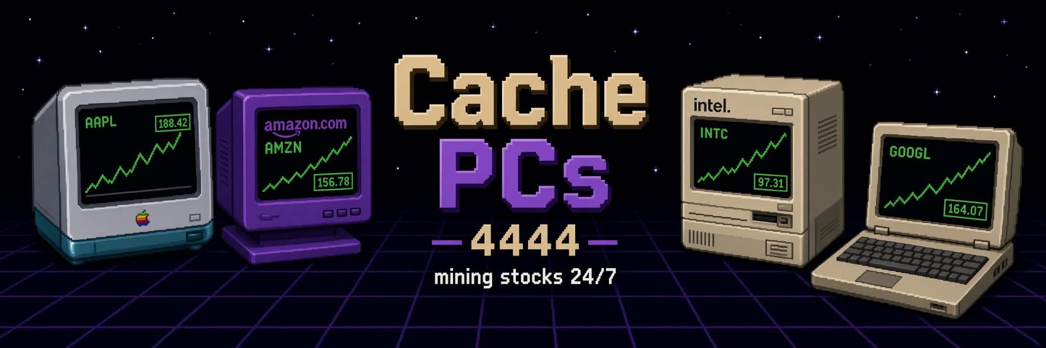 Cache PCs 4444 Mining Stocks Banner